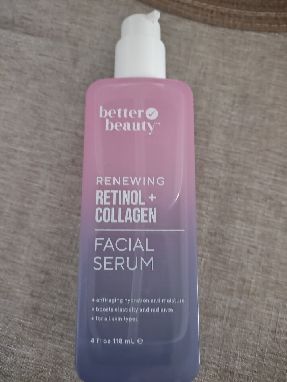Better Beauty Renewing Retinol + Collagen Facial Serum - Pink/Purple